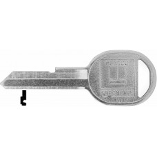 LLAVE CHEVROLET Niquelada A67 oval D Alba  (5 pzas)