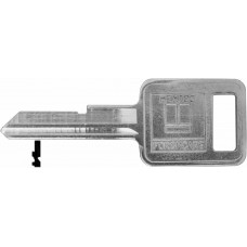 LLAVE CHEVROLET Niquelada A66 cuadrada C * Alba  (5 pzas)