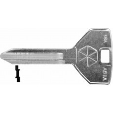 LLAVE DODGE Niquelada A81A  Alba (5 pzas) c/logo