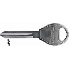 LLAVE NISAN Niquelada A91 oval  Alba  (5 pzas)