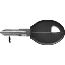 LLAVE NISSAN Niquelada con hule DAT-22PS  JMA (5 pzas) c/logo