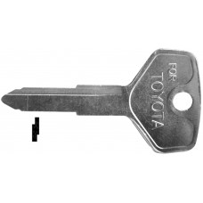 LLAVE TOYOTA Niquelada A74  Alba (5 pzas) 