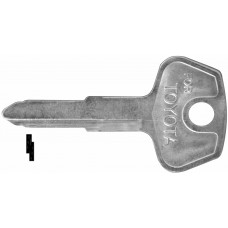 LLAVE TOYOTA Niquelada A74C  Alba (5 pzas) 