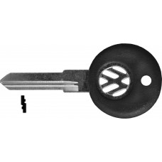 LLAVE VOLKSWAGEN Niquelada con hule VO-VB.PS  JMA (5 pzas)