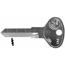 LLAVE VOLKSWAGEN Niquelada  F41  Alba (5 pzas) 