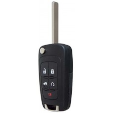 LLAVE CHEV. Camaro Mod. 12-15 Abatible con control  5 botones Fc. OHT01060512 con chip ID46 