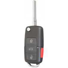 LLAVE VOLKSWAGEN Jetta-Golf-Beetle 02-06  chip  tp 08  frecuencia DC con llave Abatible y control 4 botones 315 Mhz