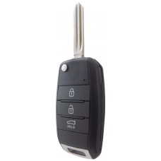 LLAVE KIA  Abatible FC. 2012DJ3244 de 3 botones para control de alarma 434 Mhz