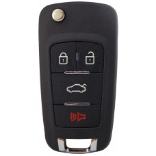 LLAVE CONTROL TIPO CHEVROLET *4 Botones para generar Mini KD * Sin inserto y sin chip