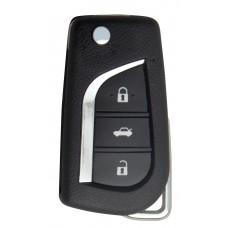 LLAVE CONTROL TIPO TOYOTA PARA GENERAR MINI KD 3 BOTONES SIN INSERTO Y SIN CHIP (serie B )