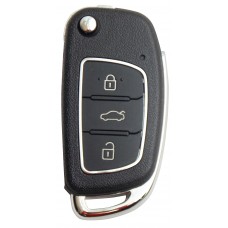 LLAVE CONTROL TIPO HYUNDAI PARA GENERAR MINI KD 3 BOTONES SIN INSERTO Y SIN CHIP (serie B )
