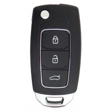 LLAVE CONTROL TIPO PEUGEOT PARA GENERAR MINI KD 3 BOTONES SIN INSERTO Y SIN CHIP (serie B )