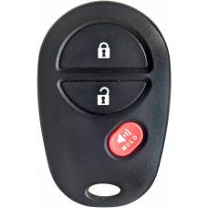 CONTROL DE ALARMA TOYOTA Sienna 04-15 Highlander 07-15 Sequoia 08-16 Tundra 04-16 FCC. GQ43VT20T de 3 botones 