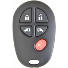 CONTROL DE ALARMA TOYOTA Highlander Mod. 09 Sienna Mod. 04-15 FC ID GQ43VT20T de 5 botones 315 Mhz