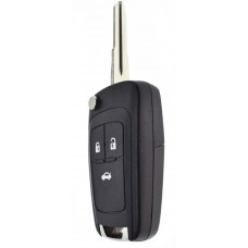 CARCASA CHEVROLET ASTRA con llave Abatible de 3 botones para control de alarma CARCASA CHEVROLET ASTRA con llave Abatible de 3 botones para control de alarma