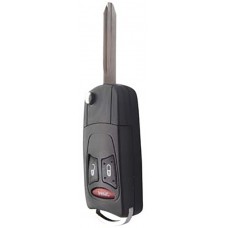 CARCASA DODGE Dakota con llave Abatible de 3 botones para control de alarma CARCASA DODGE Dakota con llave Abatible de 3 botones para control de alarma