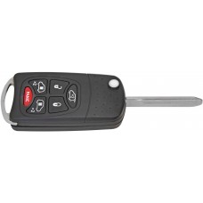 CARCASA CHRYSLER Town Country 05-06 * 6 botones con llave Abatible para control de alarma