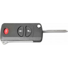 CARCASA CHRYSLER PT Cruiser 00-05 * 3 botones con llave Abatible para control de alarma 