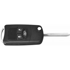 CARCASA CHRYSLER 3 botones con llave Abatible para control de alarma 
