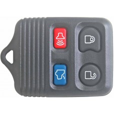 CARCASA FORD Escape-Expedition-Explorer-Focus-Mustang Mod. 04 *4 botones para control de alarma NEGRA