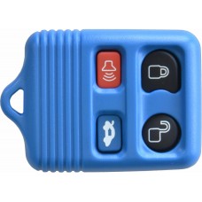 CARCASA FORD  Escape-Expedition-Explorer-Focus-Mustang Mod. 04 *4 botones para control de alarma AZUL