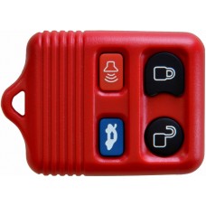 CARCASA FORD  Escape-Expedition-Explorer-Focus-Mustang Mod. 04 *4 botones para control de alarma ROJA