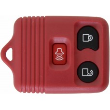CARCASA FORD Mondeo-Edge-Focus-Fiesta-Transit  3 botones para control de alarma ROJA