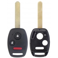 CARCASA HONDA Odyssey 05-10 Fit-City 15-16 Ridgeline 06-14 lugar p/ chip 3 botones con llave Regata para control de alarma CON BOTONERA
