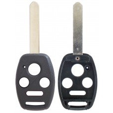 CARCASA HONDA sin lugar p/ chip 4 botones con llave Regata para control de alarma SIN BOTONERA
