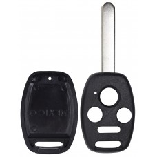 CARCASA HONDA sin lugar p/ chip 4 botones con llave Regata para control de alarma SIN BOTONERA TAI