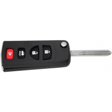 CARCASA NISSAN Altima 02-06 con llave abatible para control de alarma de 4 botones 