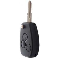 CARCASA NISSAN Aprio con llave Abatible de 3 botones para control de alarma 