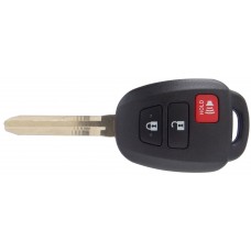 CARCASA TOYOTA Yaris-Corolla * 3 botones con llave para control de alarma
