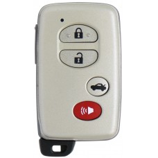 CARCASA TOYOTA Corolla Mod. 07-14 de proximidad de 4 botones (plata) 