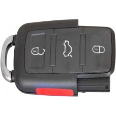 CARCASA VW  4 botones para control de alarma frecuencia DC
