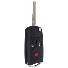 CARCASA MITSUBISHI  Outlander 04-10 Eclipse-Endeavor 06-10 *3 botones c/ llave Abatible p/control de alarma