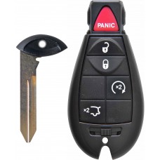 CARCASA JEEP Grand Cherokee Mod. 07-09 Fobik A c/ inserto 5 botones para control de alarma 