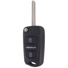 CARCASA HYUNDAI Verna-Attitude de 3 botones con llave Abatible para control de alarma 