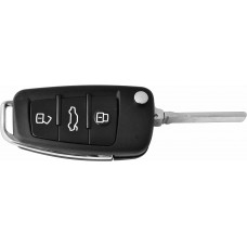 CARCASA AUDI 3 botones con llave Abatible para control de alarma  