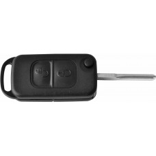 CARCASA MERCEDES BENZ C, S, SL, E, SEC, ML, SEL, Mod. 93-03 * 2 botones c/ llave Abatible p/control alarma 