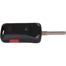 CARCASA PORSCHE 3 botones con llave Abatible para control de alarma