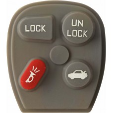GOMA PARA CONTROL DE ALARMA CHEVROLET 4 botones (carbon gde.)