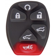 GOMA PARA CONTROL DE ALARMA CHEVROLET Mod. 07-12 * 6 botones