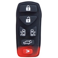 GOMA PARA CONTROL DE ALARMA NISSAN de 6 botones  