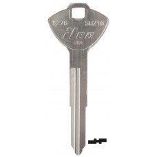 LLAVE SUZUKI Niquelada X276-SUZ16  Alba para moto (5 pzas)