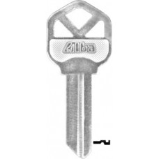 LLAVE RESIDENCIAL Alba E109A  Niquelada (10 pzas)