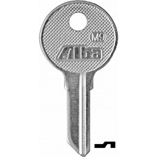 LLAVE RESIDENCIAL Alba M9  Niquelada (10 pzas)