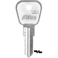 LLAVE RESIDENCIAL Alba R76  Niquelada (10 pzas)