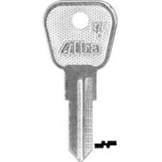 LLAVE RESIDENCIAL Alba R76C  Niquelada (10 pzas)