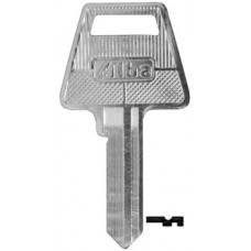 LLAVE RESIDENCIAL Alba R61L  Niquelada (10 pzas)